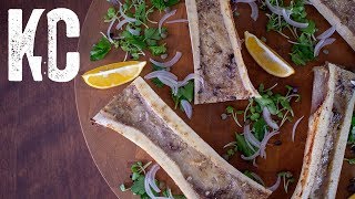 ROASTED BONE MARROW  Step by Step Recipe [upl. by Annoif]