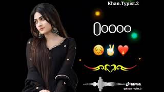 new tiktok song pashto 💞viralvideo trandingsong 1millionviews [upl. by Auqenes]