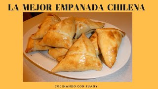 COMO HACER RICAS EMPANADAS CHILENAS AL HORNO CASERAS PASO A PASO [upl. by Nilak]