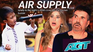 AGT 2023 This boy covered the song Air SupplyThe jury was verysurprised by his very beautiful voice [upl. by Hollah998]