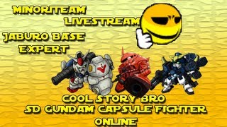 SD Gundam Capsule Fighter Online  Minoriteam Livestream Expert Mission Jaburo Base [upl. by Wise243]