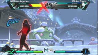 UMVC3 MMG Apologyman vs Filipino Champ  Alpha Clash 10 [upl. by Coussoule]