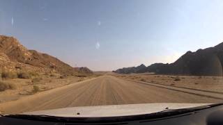 Driving in Namibia  Sendelingsdrif to Rosh Pinah [upl. by Maddy]