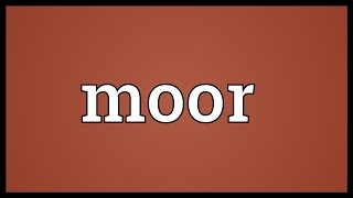 Moor Meaning [upl. by Viscardi594]