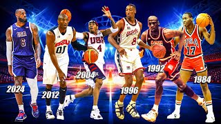 JERSEY HISTORY NG TEAM USA BASKETBALL SA OLYMPICS [upl. by Alduino]