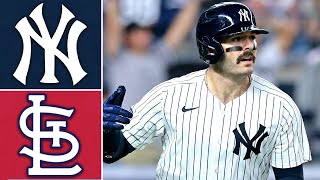 New York Yankees vs St Louis Cardinals  Game Highlights  83024 [upl. by Nnaillij]