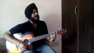 quotKi samjhaiye sajna  amrinder gillquot cover songguitar cover [upl. by Eilssel]