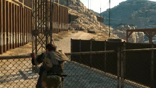 MGSV Immersive Gameplay  Total Stealth Over The Fence No HUD [upl. by Pavlish812]