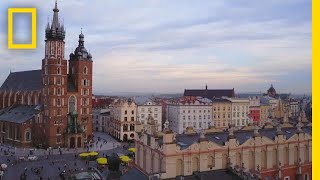 See the Castles and Cathedrals of Krakow’s Historic City Center  National Geographic [upl. by Bowler464]