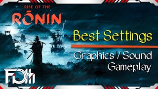 Rise of The Ronin Best Settings [upl. by Griswold]