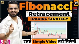 Fibonacci Retracement Trading Strategy in Share Market  Technical Analysis [upl. by Lrigybab]