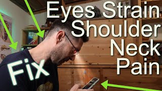 An Easy Eye Exercise To Get Rid of Neck and Shoulder Pain [upl. by Nosemaj528]