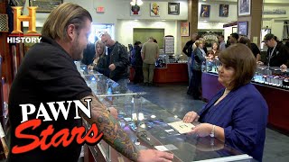 Pawn Stars An Expert Finds Red Flags in J Honus Wagners Autograph Season 10  History [upl. by Siraj710]