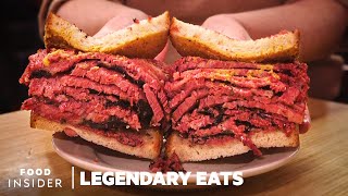 Katzs Makes New Yorks Most Legendary Pastrami On Rye  Legendary Eats [upl. by Itirp]