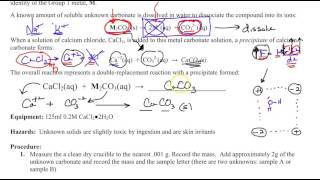 Gravimetric Analysis of a Metal Carbonate Lab Review [upl. by Holman]