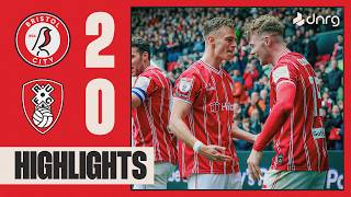 SCOTT TWINE SCORES FREEKICK 💫 Bristol City 20 Rotherham United  Highlights [upl. by Julieta]