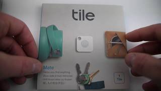 Tile Mate with Replaceable Battery Unboxing 2019 [upl. by Nnadroj464]