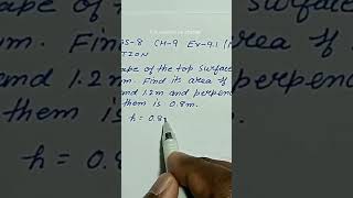 Class 8 Mensuration chapter 9 exercise 91 Q1 solution n sscboard stateboard intermediateexams [upl. by Inneg]