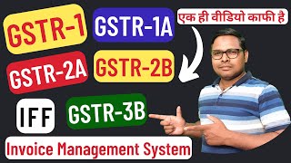 GST Forms  GSTR1  GSTR1A  IFF  GSTR2A  GSTR2B  GSTR3B amp IMS [upl. by Airyk482]