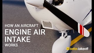 How an Aircraft Engine Air Intake Works [upl. by Dela]