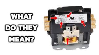 What Do All These Numbers Mean on a HVAC Contactor [upl. by Winikka]