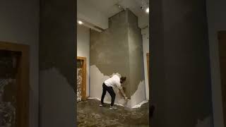 How to apply Venetian plaster  concrete Effect [upl. by Artapoelc]