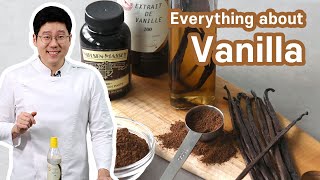 How to use Vanilla  Vanilla pod extract essence paste powder sugar syrup all explained [upl. by Ailyn]