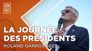 La journée des présidents de clubs  RolandGarros 2023 [upl. by Whorton848]