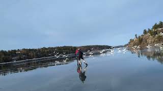 Flygande svanen i Södertäljeviken [upl. by Fujio]