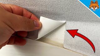 Fixing loose Wallpaper 💥 you wont believe HOW EASY it is to do 🤯 [upl. by Leissam332]