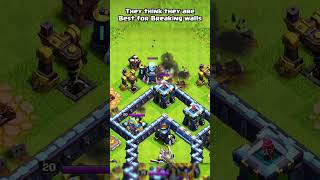 THEY THINK they are Best for Breaking walls 🧱 Clash of Clans 🔥 [upl. by Magner451]