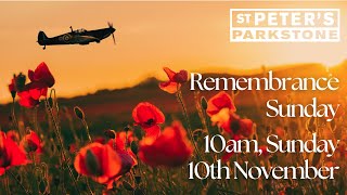 Remembrance Sunday  10th November 2024  St Peters Parkstone [upl. by Sydalg]