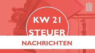 Steuernachrichten  Update 212019  Kostenlos amp schnell informiert [upl. by Atiral]