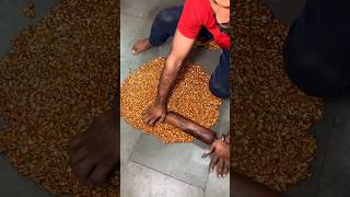 Unhygienic mungfali chikki 🤮 shorts ytshorts viralshorts foodmaker making mungfali [upl. by Duane]