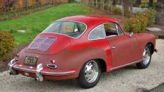 1964 Porsche 356SC Reutter Coupe Red [upl. by Dirfliw]