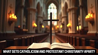 What Sets Catholicism and Protestant Christianity Apart？Christianity Catholicism Protestantism [upl. by Enelyaj]