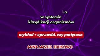 MIEJSCE CZŁOWIEKA W SYSTEMIE KLASYFIKACJI ORGANIZMÓW [upl. by Moureaux]