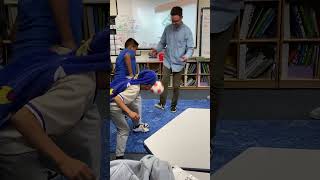 48 Little pep talk from B and the running man to celebrate letsgo growthmindset clubazul [upl. by Anilem]