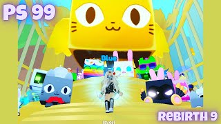 Pet Simulator 99 Roblox Rebirth 9  Kawaii World [upl. by Fletch]