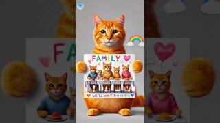 Ai Cats 😺 Cats family story 😮 cat cute ai cartoon [upl. by Miller465]