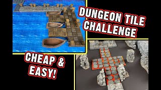 How to make cheap dungeon tiles for DampD and tabletop games [upl. by Jeanine]