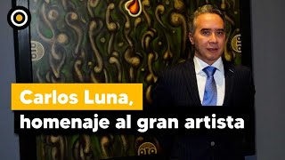 Carlos Luna arte con identidad latina y orgullo universitario [upl. by Andriana788]