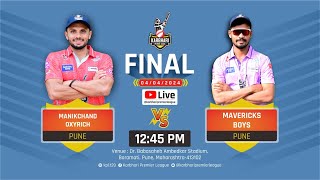 KPL 2024  MANIKCHAND OXYRICH PUNE VS MAVERICKS BOYS PUNE  DAY 15 [upl. by Kamilah]