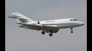 IFL Falcon 20 short approach landing [upl. by Jaimie213]