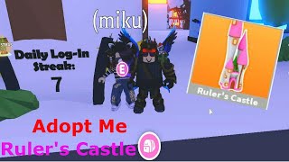 Rulers Castle Adopt Me roblox  Buy  6899  Buying The Rulers Castle [upl. by Leipzig537]