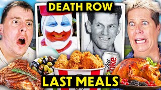 Trying and Ranking Creepy Death Row Last Meals Ft Thomas Sanders [upl. by Llenrub]