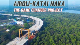 AiroliKatai Naka Freeway The Game Changer Project infranews sclr mumbaimetro coastalroad [upl. by Attennot5]