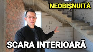 110 Cum se face o scara interioara din beton armat intre Parter si Etaj casapasiva passivehouse [upl. by Ammadas4]