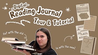 Digital Reading Journal Tour  Tutorial  Goodnotes 6 amp iPad [upl. by Klump]