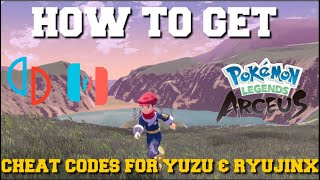 YUZU amp RYUJINX EMULATOR HOW TO GET CHEAT CODES FOR POKEMON LEGENDS ARCEUS BEST METHOD [upl. by Joselyn990]